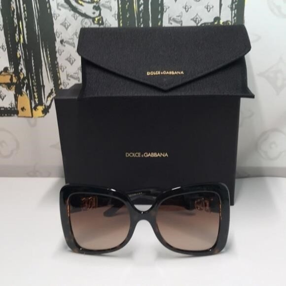 Dolce & Gabbana Women's Tortoise Sunglasses DG1693-U - Picture 5 of 13